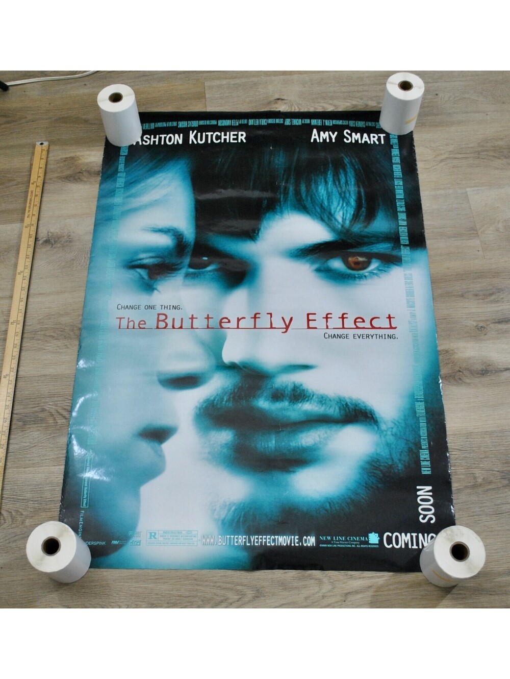 The Butterfly Effect 2004 Film Movie Ashton Kutcher Amy Smart Poster Decor Home